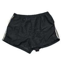 Wilson Shorts Womens M Black Athletic Elastic Waist Drawstring Stripe Po... - $19.68