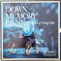 1960s Down Memory Lane 10 Disc Vinyl Record Box Set 33 12&quot; Vintage Music... - $29.99