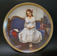 Norman Rockwell Rediscovered Women Porcelain Plate Waiting At The Dance - £7.74 GBP