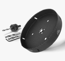 8 Inch Hole Saw With 1/2&quot; Hex Shank Quick Change Arbor, Jtemgle Bi-Metal... - $39.95