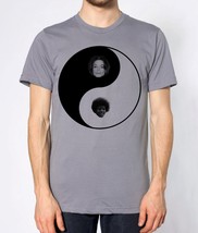Michael Jackson Yin Yang shirt- American Apparel slate gray- available i... - £18.02 GBP