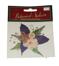 NEW Darice Botanical Sticker Pack Floral Purple Cluster Flowers - $4.25