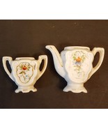 1970&#39;s VTG Child&#39;s Tea Set REPLACEMENT PIECE LOT Tea Pot &amp; Sugar Bowl Ro... - $149.25 MXN