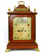 Carter Bowles Hand Painted Automaton Dog and Horse Mechanical Clock and Key - €2.968,81 EUR
