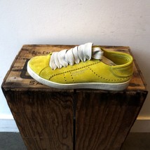 38 / 8 - Pedro Garcia $495 Maize Yellow Perry Phat Lace Sneakers w/ Box ... - $200.00