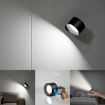 LED Wall Mounted with 3Color 3Brightness Rechargeable Battery Magnetic 360°Rotat - £29.60 GBP