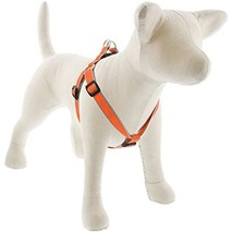 Lupine Reflective Step in Dog Harness 3/4&quot; Wide Orange Diamond with 20-30&quot; Girth - $37.10