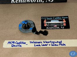 79 Cadillac Deville TILT TELESCOPIC STEERING WHEEL ADJUSTING LEVER &amp; SCR... - $79.19