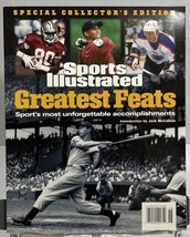Sports Illustrated Greatest Feats Unforgettable Accomp Collector&#39;s Edition 2002 - £7.04 GBP