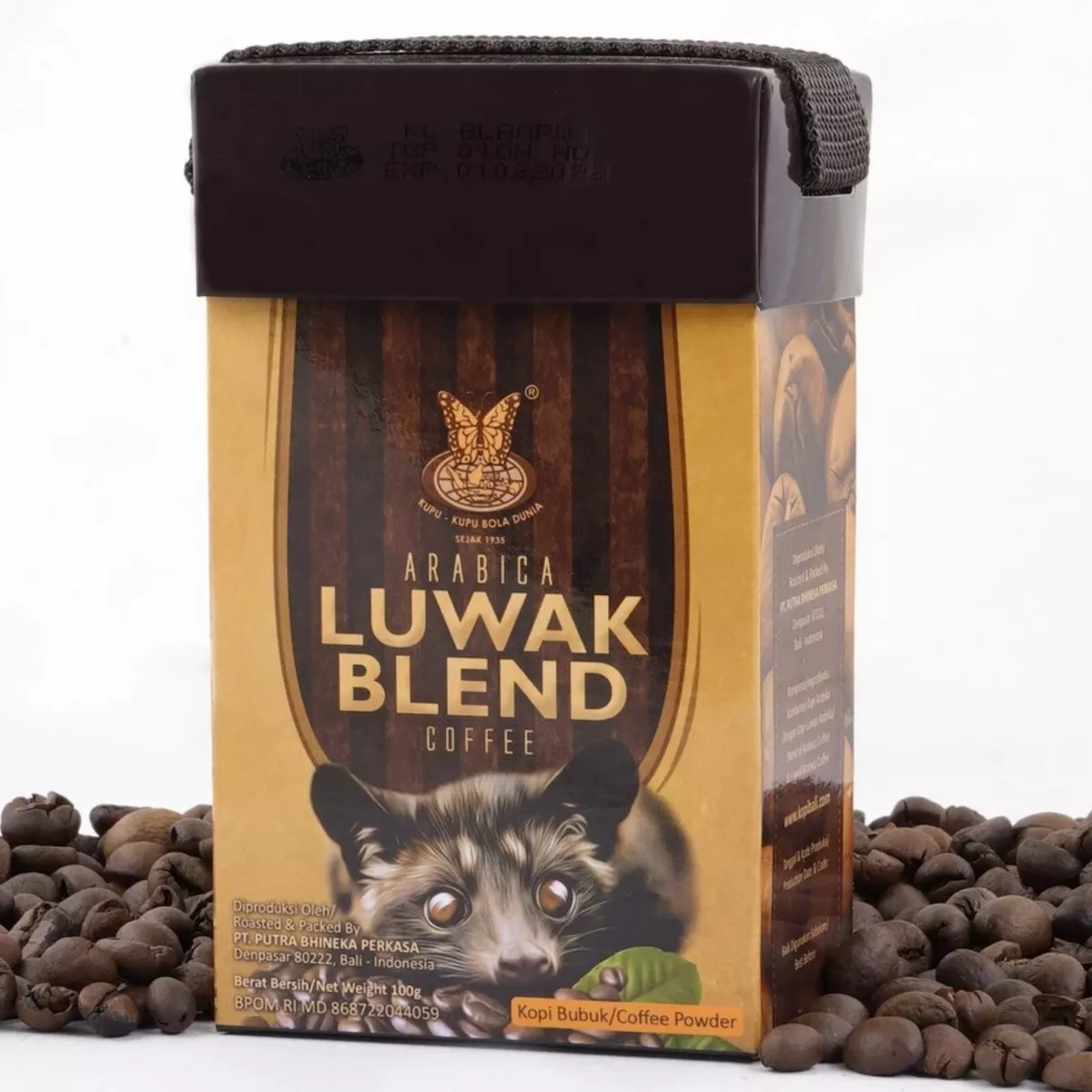 Arabica Bali Luwak Blend Coffee – Premium Civet-Processed, 200g Fresh Roasted - $31.00