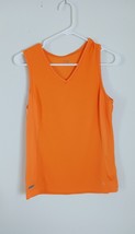 Danskin Now Sleeveless Orange Dri-more Tank Women&#39;s Size M (8-10) - $222.30 MXN
