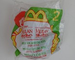 New 1998 McDonald&#39;s Happy Meal Toy #2 Mulan And Cri-Kee Pop Up.   - $5.81