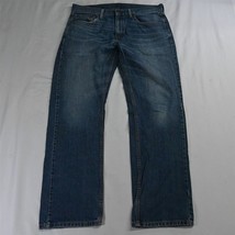 Levi&#39;s 34 x 32 559 Relaxed Straight Medium Wash Denim Jeans - £20.35 GBP