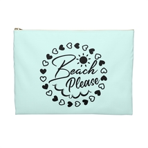 CUSTOMIZED &quot;Beach Please&quot; Accessory Pouch - £16.68 GBP+