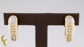 Gucci &quot;Shrimp&quot; Vintage 18k Yellow Gold Diamond Earrings - £4,469.97 GBP
