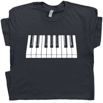 Piano T Shirt Piano Keys Shirt Cool Keyboard Tee Keytar Beethoven Shirt ... - $18.99