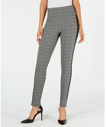 INC Glen Plaid Shaping Leggings Light Pastel Grey Size XS - $17.82 CAD