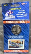 1999 Connecticut Quarter And Stamp - £6.05 GBP