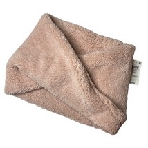 Jenni Twisted Solid Sherpa Cowl Light Pink New - $5.95