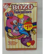 Vintage Bozo Valentines 48 Cards Paper Magic Group Valentines - $33.17 CAD
