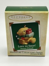 Hallmark Keepsake Miniature Collector’s Series Love To Shop! Forever Friends NEW - £8.60 GBP