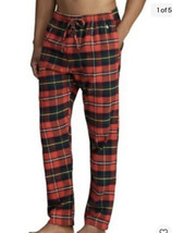 NWT Polo Ralph Lauren Red BROMLEY Tartan Plaid Pajama Pants Men&#39;s PONY S... - £27.94 GBP