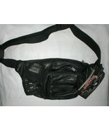 Vintage EZGO Lambskin Leather Black Touring Hip/Fanny Pack  New W/T - $18.99