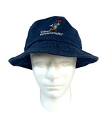 Vintage Disney World Environmentality Beyond Jiminy Cricket Bucket Hat Blue - $28.04