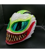 Venom Joker custom motorcycle helmet 3- Open Face DOT/ECE airbrush gift biker - $440.00