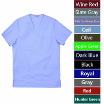 Men&#39;s V-Neck Scrub / Nursing Uniforms/ Medical Scrubs Top - £16.40 GBP