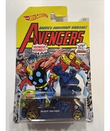 2018 Hot Wheels The Avengers Wal Mart Exclusive #3 Qombee Black Panther - £4.64 GBP