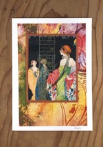 Art Deco - Ladies Taking in the Night Air Greeting Card - £6.32 GBP