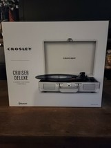 Crosley CR8005D-WS Cruiser Deluxe 3 Speed Turntable With Bluetooth White Sand - $61.99