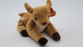 Whisper the Deer Fawn TY Beanie Babies 5th Gen.Swing Tag BD 1997 Retired 1999 - £10.28 GBP