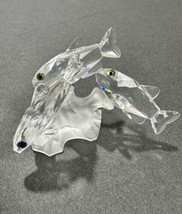 Swarovski Crystal Figurine, 3 South Sea  Fish on Coral 171709 3” - £53.55 GBP