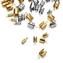 Gold Stainless Steel Cords Crimp End Beads Caps, 30-50pcs - £2.78 GBP+