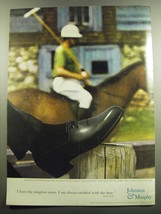 1958 Johnston &amp; Murphy Buckingham Boot Shoes Ad - I have the simplest tastes. - £14.78 GBP
