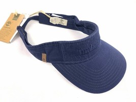 Timberland Men&#39;s Cotton Canvas Visor Adjustable Navy Blue A1E9N-J38 - £10.65 GBP