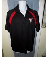 Charlotte Checkers Black Short Sleeve Golf Polo Shirt Size M Men&#39;s - $19.95