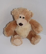 Aurora Beige Tan Cream Plush Teddy Bear 7&quot; Small Tummy Stuffed Animal Soft Toy - £8.55 GBP