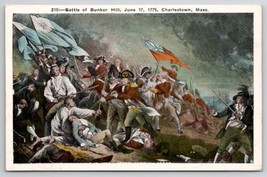 Battle Of Bunker Hill 1775 Charlestown Mass Postcard C37 - £3.87 GBP