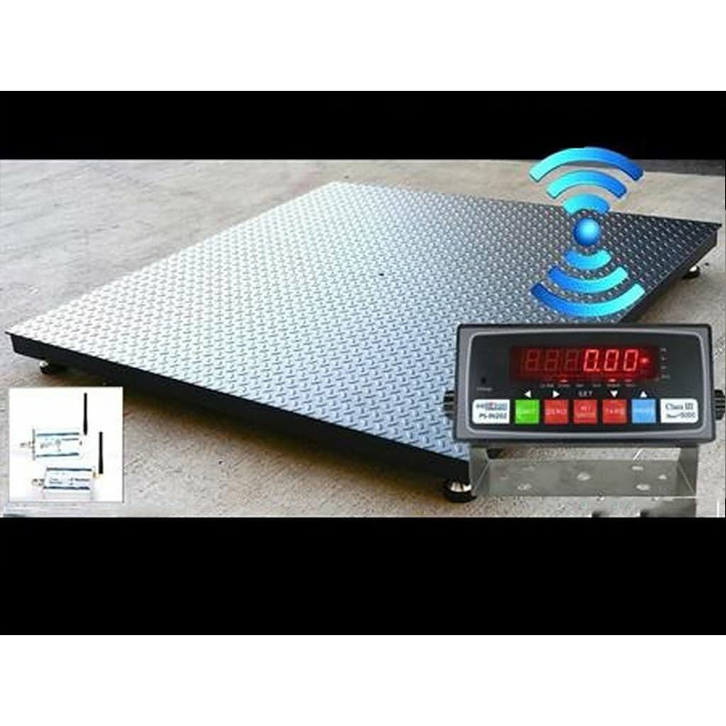 Primary image for SellEton Wireless 5' x 5' (60" x 60") Floor Scale/Pallet Size 1,000 lbs X .2 Lb