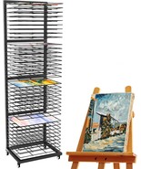 GARVIN Art Drying Rack with 36 Removable Shelves Metal Frame Paper Dryin... - $181.99