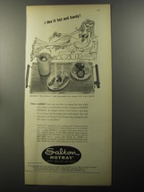 1956 Salton Hotray Advertisement - I like it hot and handy - £14.50 GBP