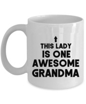Awesome Grandma Coffee Mug Mothers Day Funny Lady Tea Cup Christmas Gift For Mom - £12.34 GBP+