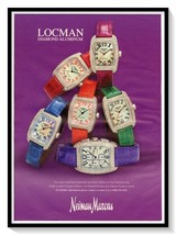 Locman Diamond Aluminum Wristwatch Print Ad Vintage 2001 Magazine Advert... - $184.66 MXN