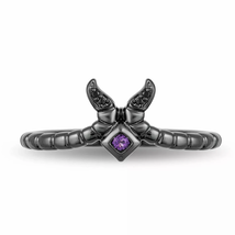 Enchanted Disney Maleficent Ring Enchanted Disney Jewelry Wedding Silver Ring - £79.12 GBP