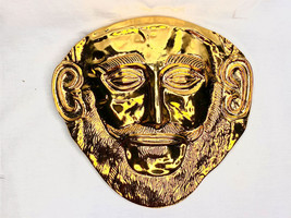 Mask of Agamemnon, Troy, Gold Plated, Signed, Numbered, Limited Edition - £54.74 GBP