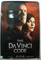 THE DAVINCI CODE C 2006 Tom Hanks, Audrey Tautau, Ian McKellen-One Sheet - £27.23 GBP