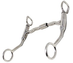 Horse Stainless Steel 5&quot; Comfort Jointed Low Port Comfort Snaffle Bit 35... - $743.14 MXN